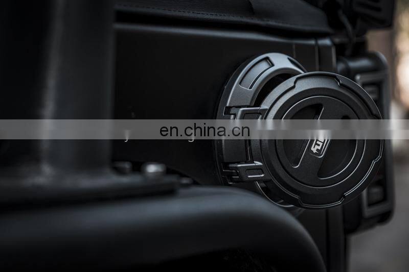 Furyengraver Aluminum Fuel Tank Gas Cover for Jeep Wrangler JK 2007+tank cover 4x4 accessories