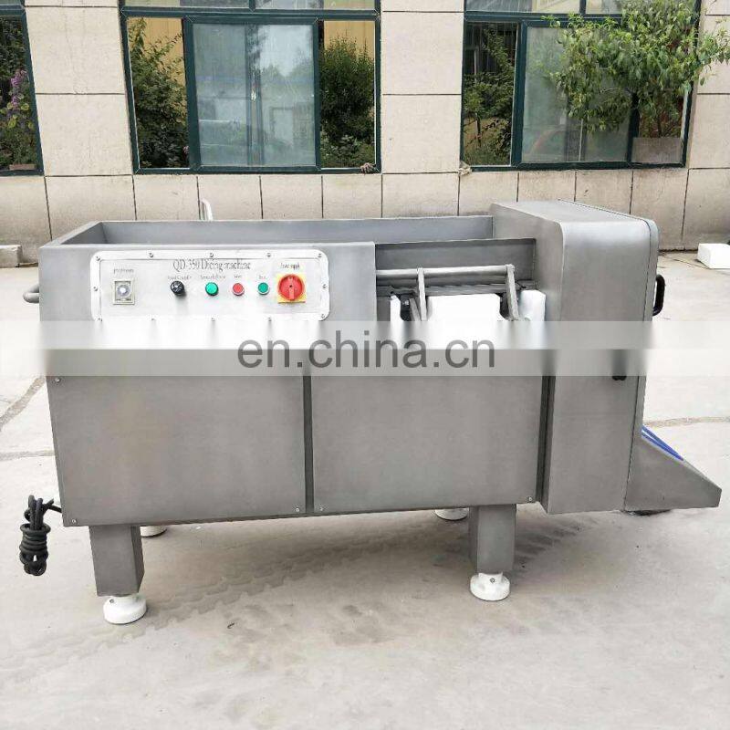 High Speed Mutton Beef Block Dicing Cutter Frozen Poultry Meat Cube Cutting Machine