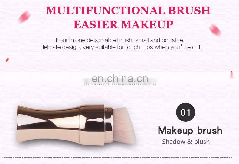 Hot sale Mini 4 in 1 Makeup Brush cleaner Set Luxury Multi Functional Make up Brush set
