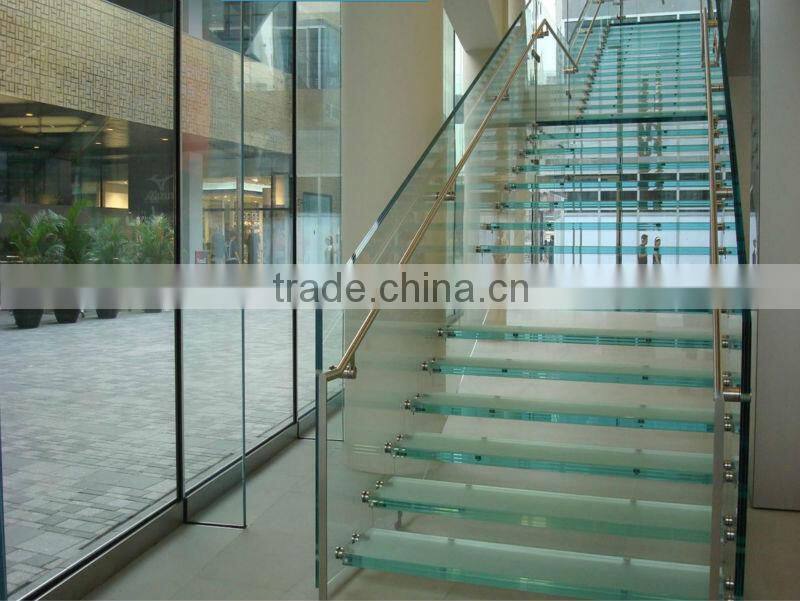 tempered glass panel stairs