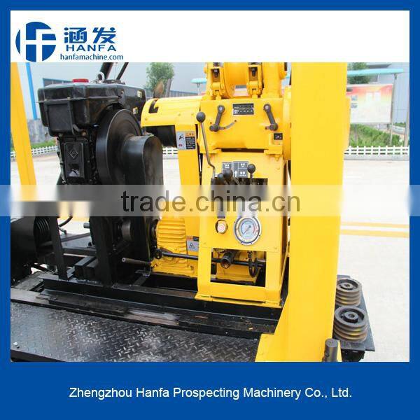 Crawler rotary drilling rig for selling!HF200L crawler multi-function rotary drilling rig