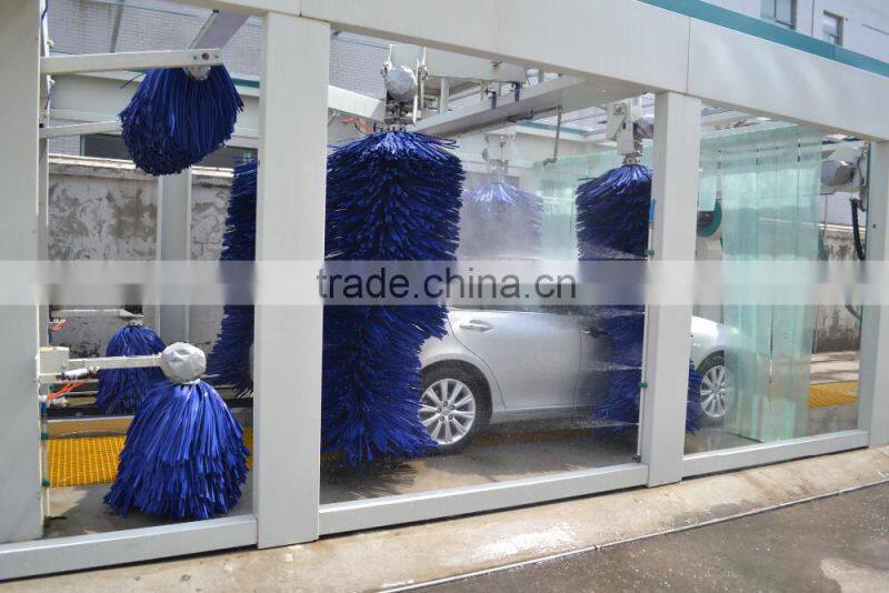 Tunnel Car Wash Equipment 9Brushes PE-T9 40000USD