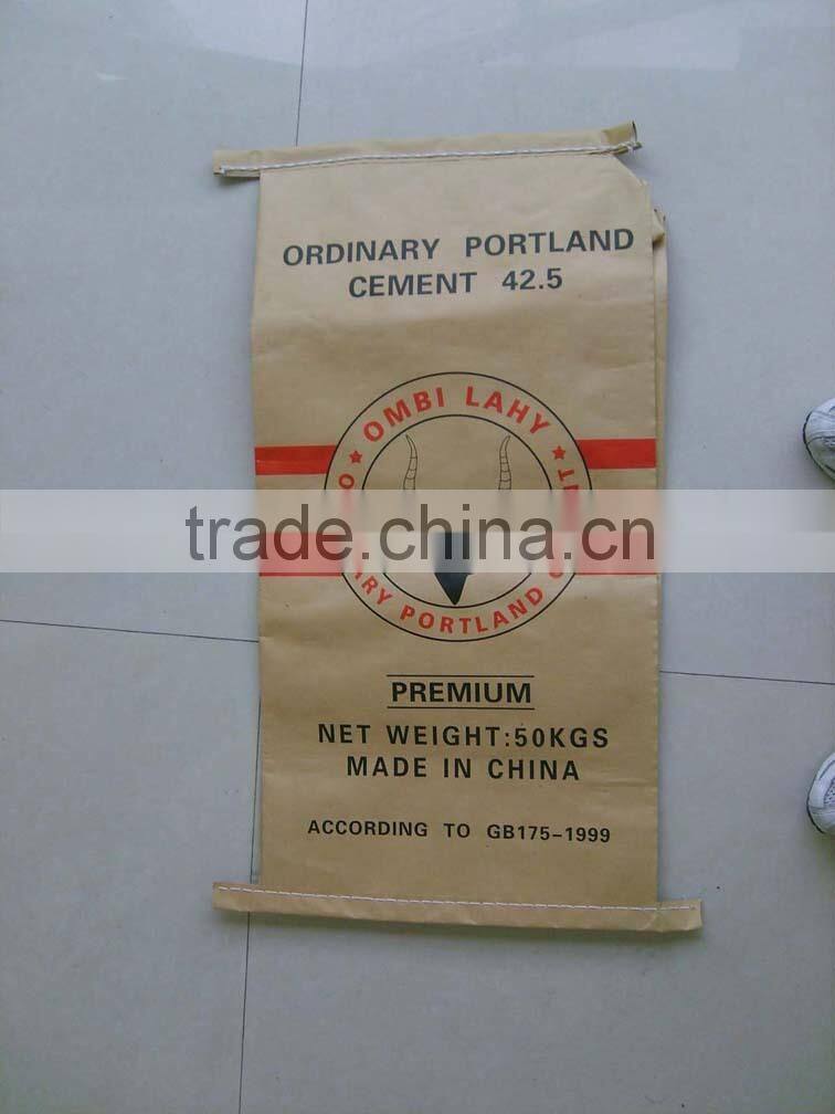 Hot Sale! Recycled Paper 25 kg 40 kg 50 kg Cement Packaging Bags