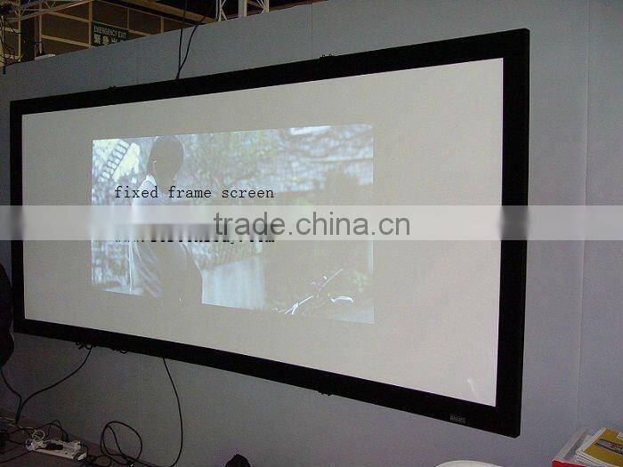3D Silver Fixed Frame screen/fast fold screen/Electric Projection Screen/ Motorized Projector Screen/Fixed Frame Screen