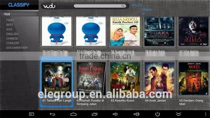 Hot sales Quad Core Malaysia iptv iview i7s support 1/3/6/12 subscription