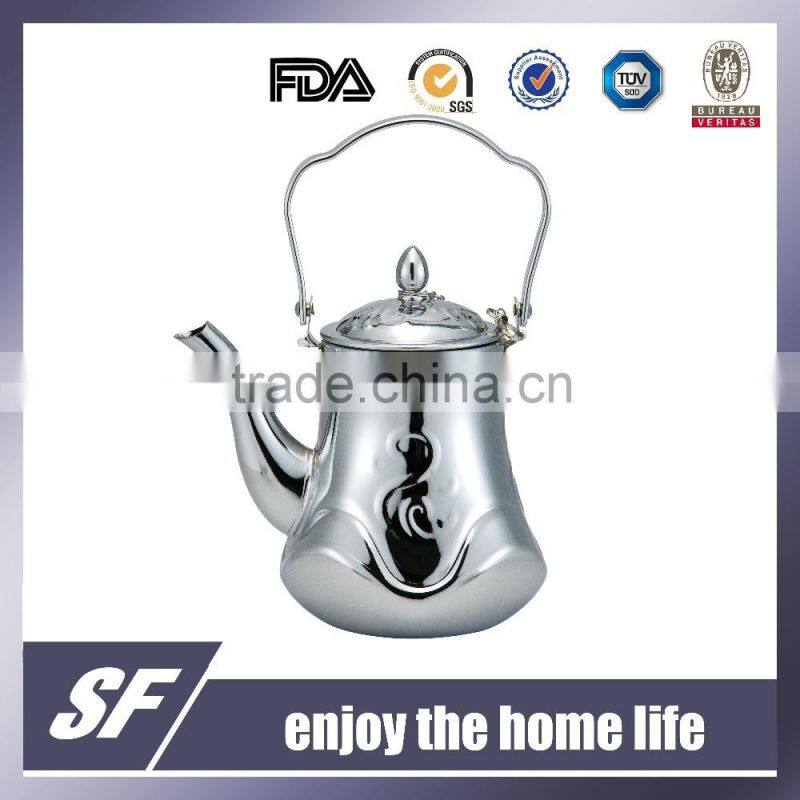 1.1 L Top Handle Purple plating and Gold plating Stainless Steel Tea Kettle/Tea Pot(SF-7786P)