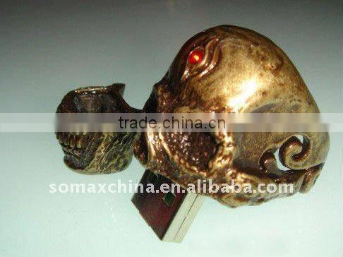 Electrical Halloween Gifts Skeleton Shaped USB Stick