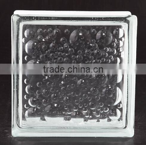 Competitive price water bubbled glass blocks