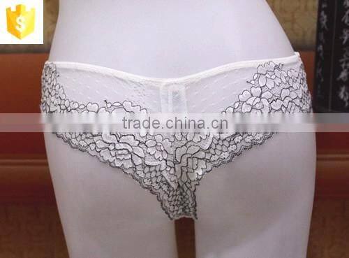 polyamide brief lady panty,hot lace underwear panty