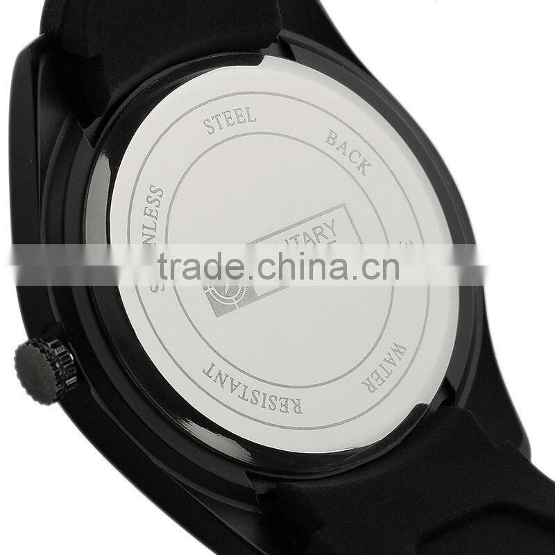 2014 TOP SALE Rubber Man Watch for Sports Military Watch Army Watch