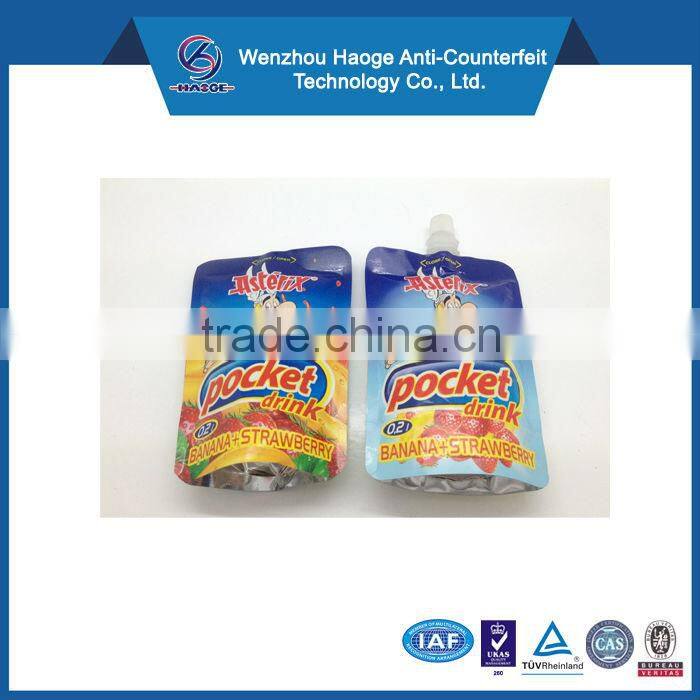 Standup aluminum foil bag