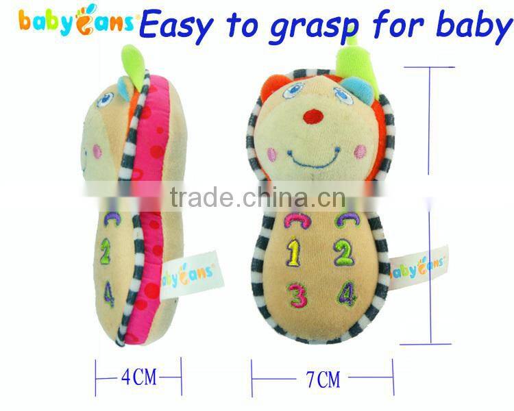 Babyfans Lovely Cute Baby Plush Toys Bayb Musical Mobile Phone Toys