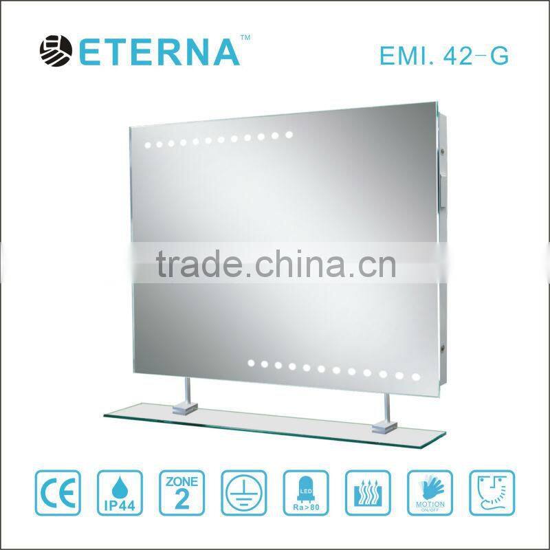 Framed LED Illuminated Bathroom Mirror Light