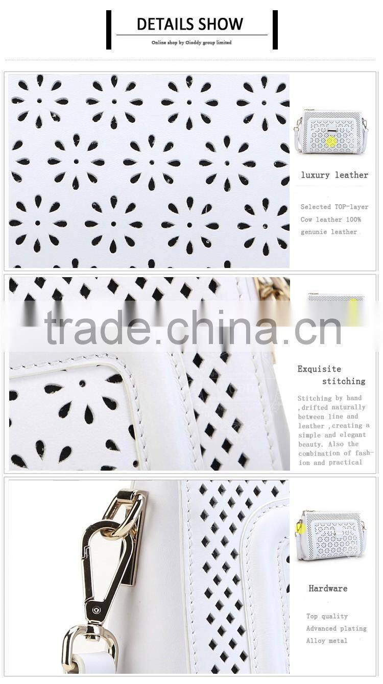 European Fashion Women Hot Sale Plain Color Leather Manufacturers China Leather Tote