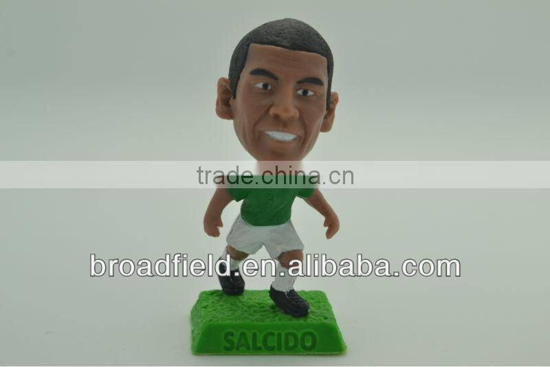 2014 World Cup pvc football figurines with big head / Promotional gift