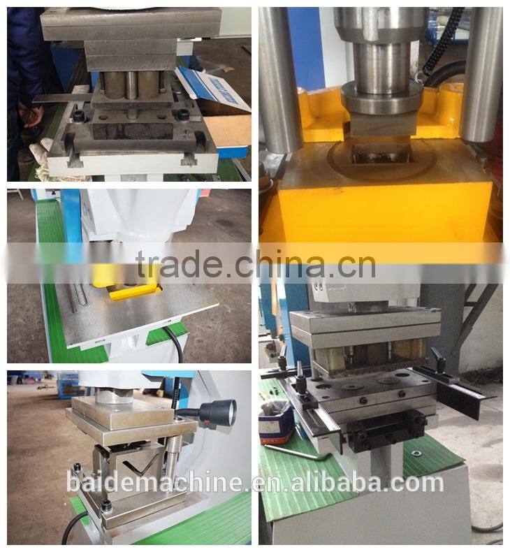 Export to India hydraulic double head machine,hole punching machine,ironworker