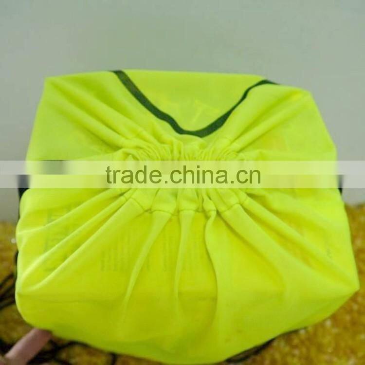 2016 New design hot sale drawstring gift wrapping plastic bags tote cotton calico drawstring bags for shopping