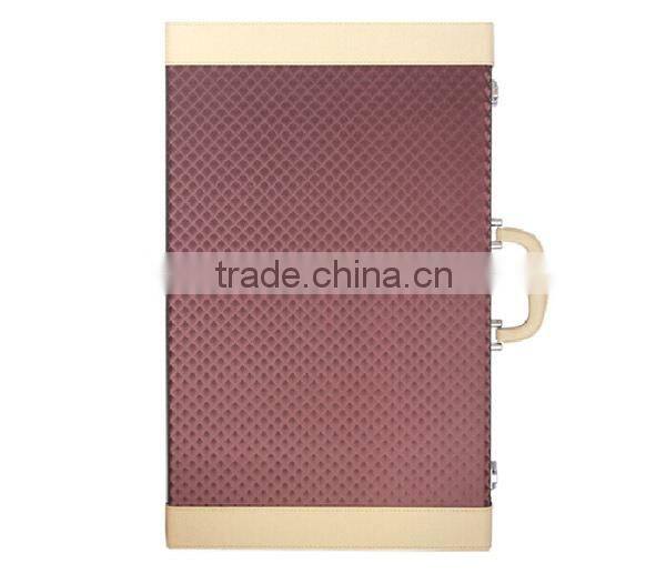 Exquisite Design 6 bottles leather wine box,wine set