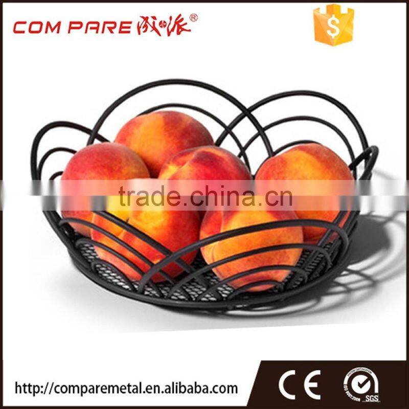 Black Metal Fruit Rack