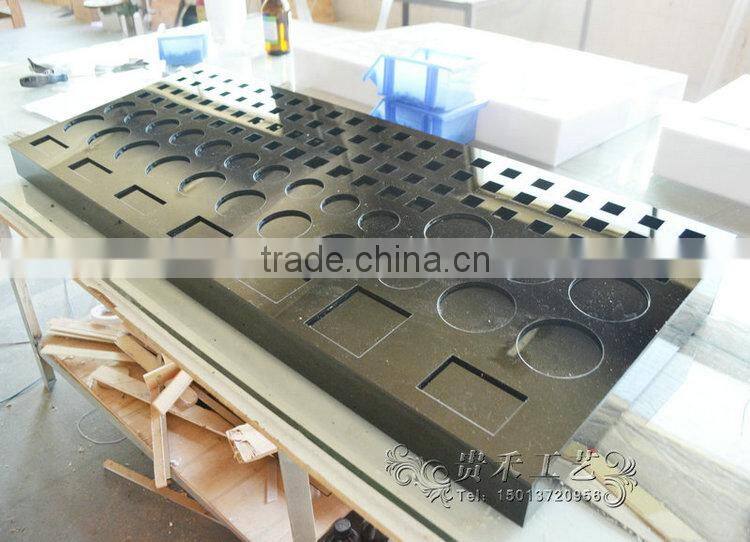 3ce display cosmetic display counter, Beautiful acrylic cosmetic display for eye shadow