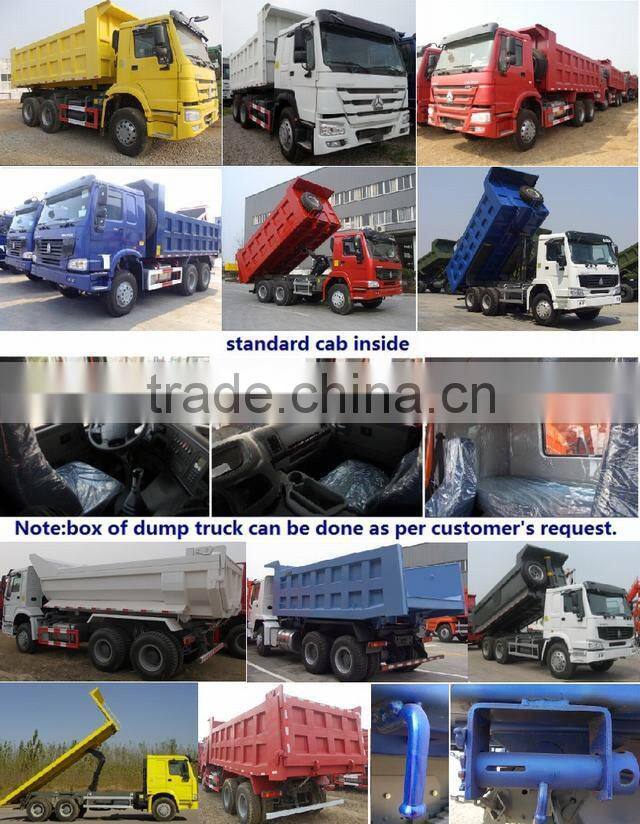 SINOTRUK hot sale 30-40 ton tipper truck capacity