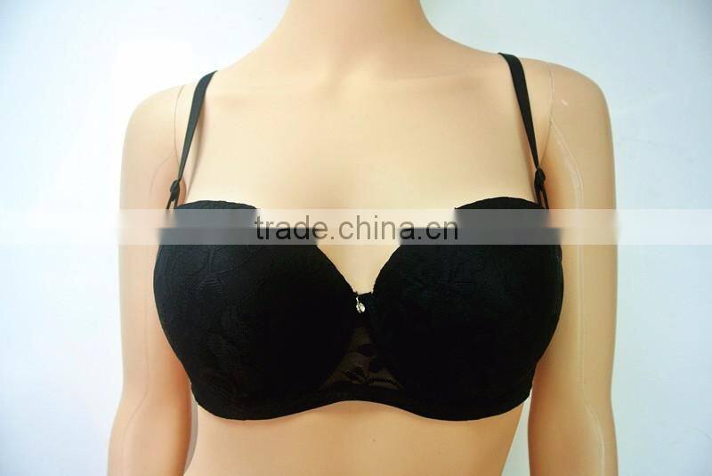 Alibaba White Stock Bras Wholesale Push Up Bra in China
