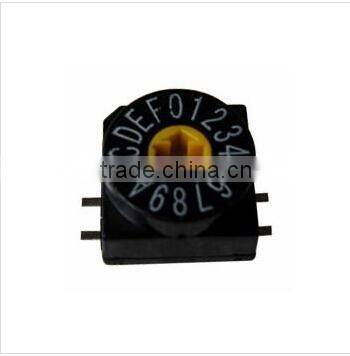2~12 Position Black Colour Ic Type Tri-State DIP Switch