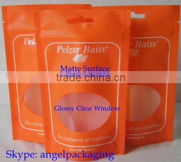 Easily Open Laser Scoring Stand Up Pouch With Resealable Ziplock