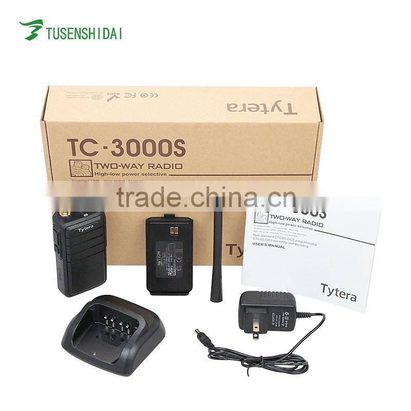 Hot Selling Two Way Radio Single Band TYT TC-3000s 8W Handheld Walkie Talkie