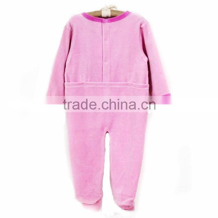 autumn&winter fashion soft long sleeve baby romper clothes
