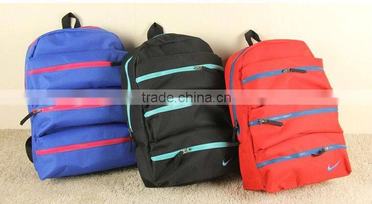 2013 new Korean version Nylon backpacks schoolbag