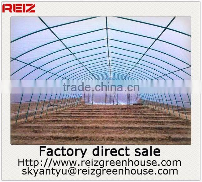 15 years warranty 100% bayer reinforced cheap plastic agriculture single span tunnel greenhouse