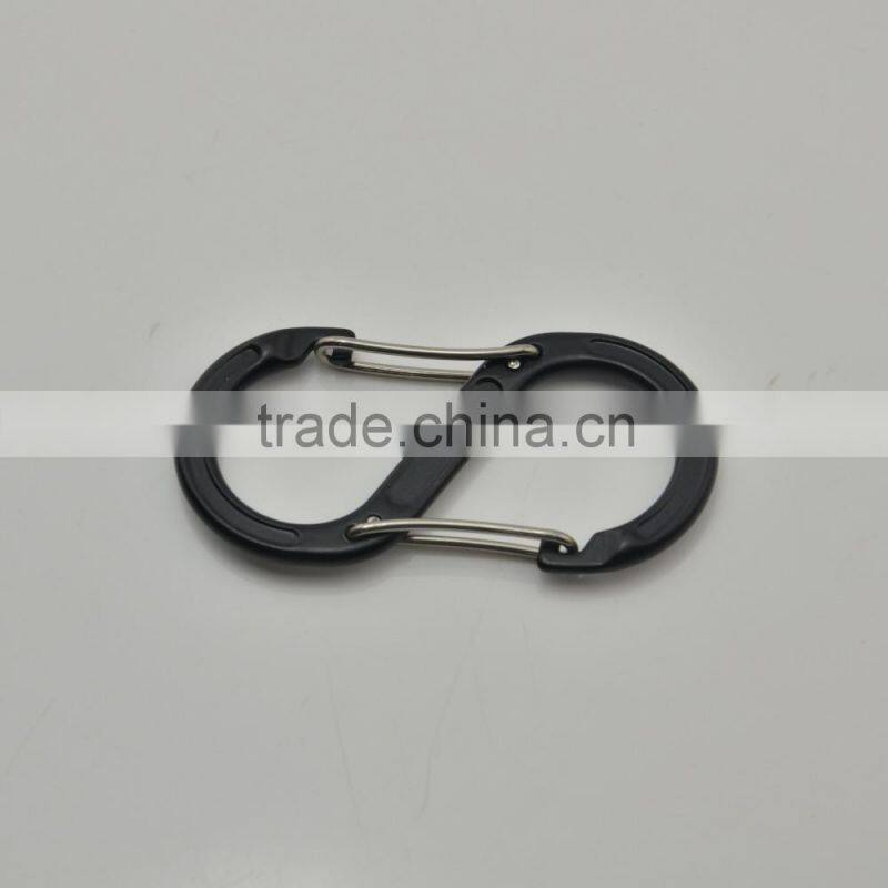S shape Double Gates Carabiner colored