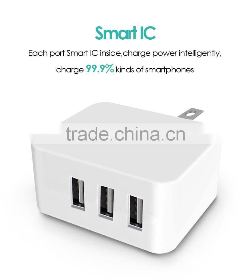 2016 alibaba portable quick charge 3 in 1 usb cable charger