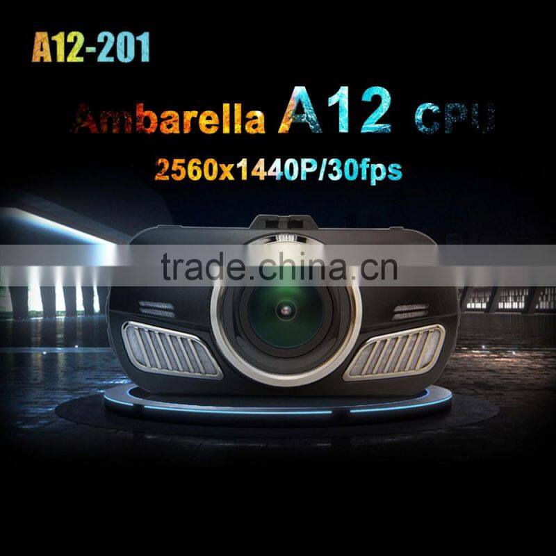 2016 New design quad HD1440p/30fps 2.7 inch full hd car speed recorder