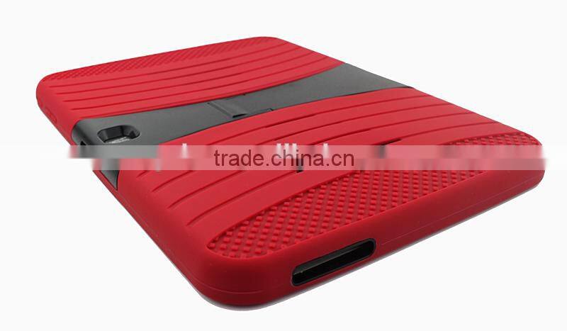 Coutinue Hot selling Heavy Duty Rugged impact case tough hard kickstand silicone rubber Case for Samsung Galaxy Tablet 3 10.1