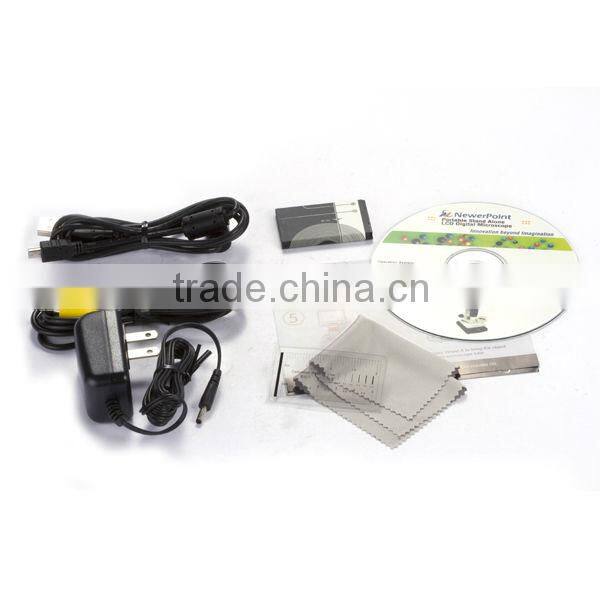 Hot sale battery powered 12M portable geological microscope with LCD screen
