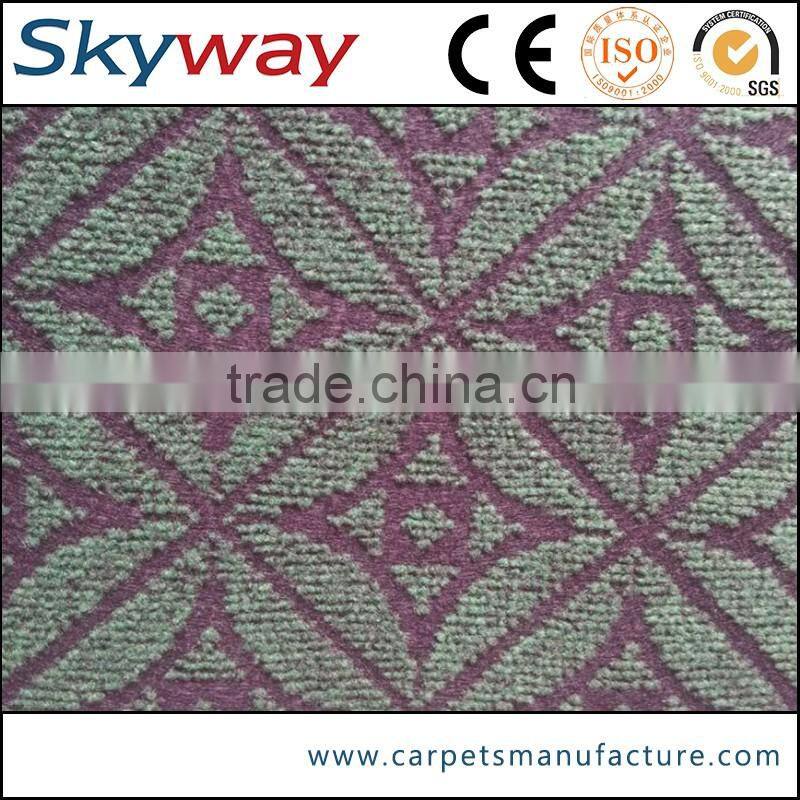 China manufacturer best commercial jacquard carpet