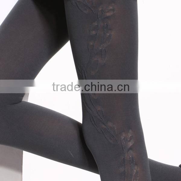 26340 hot style jacquard weave ladies tights