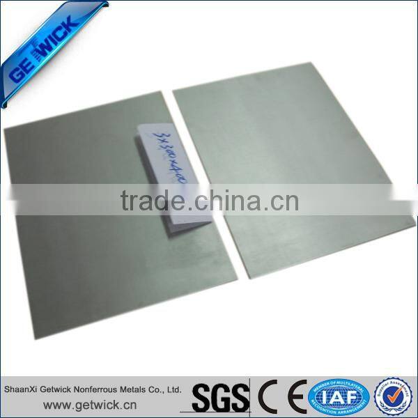 High purity 99.6% pure zirconium plate