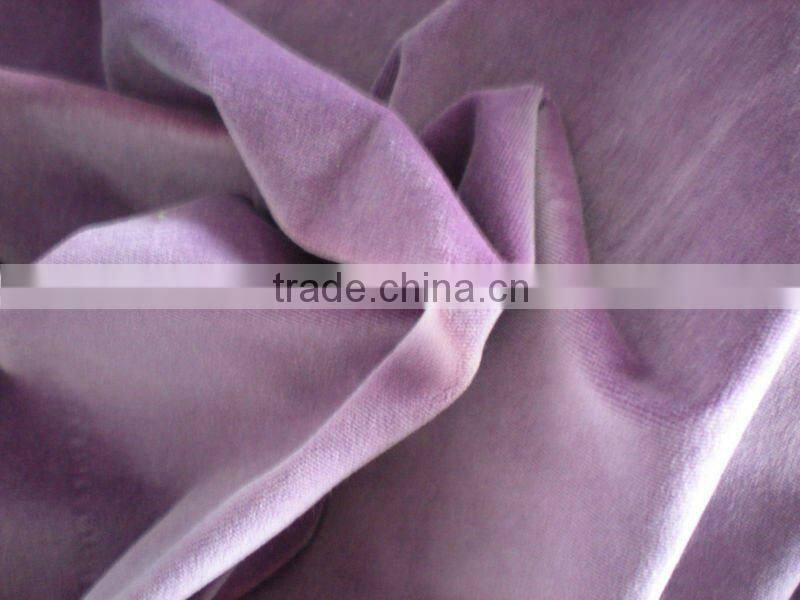 spandex velvet fabric for children's garment