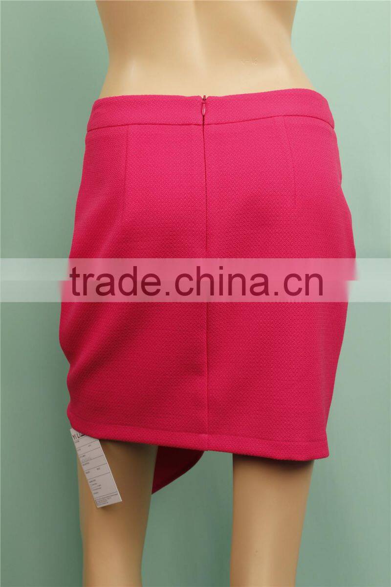 2016 S/S new designs summer collection red skirt