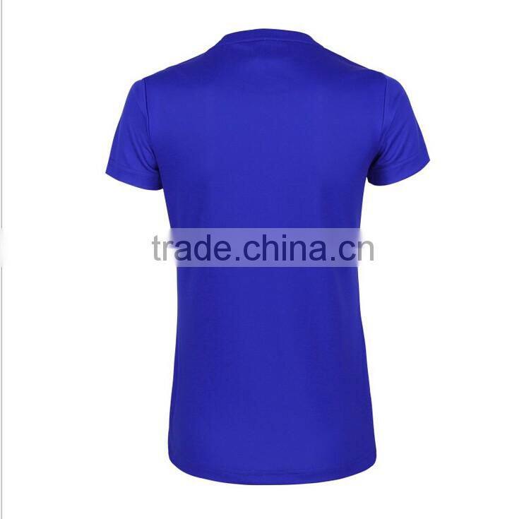 2016 custom wholesale comfortable woman running tshirt