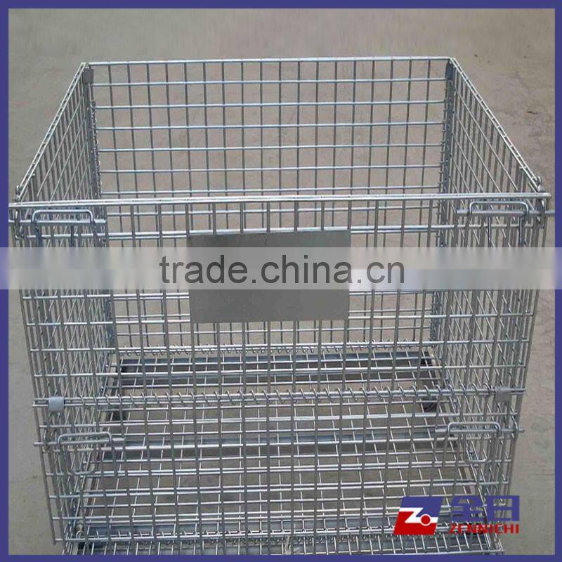 Galvanized Collapsible Mesh Pallet Box