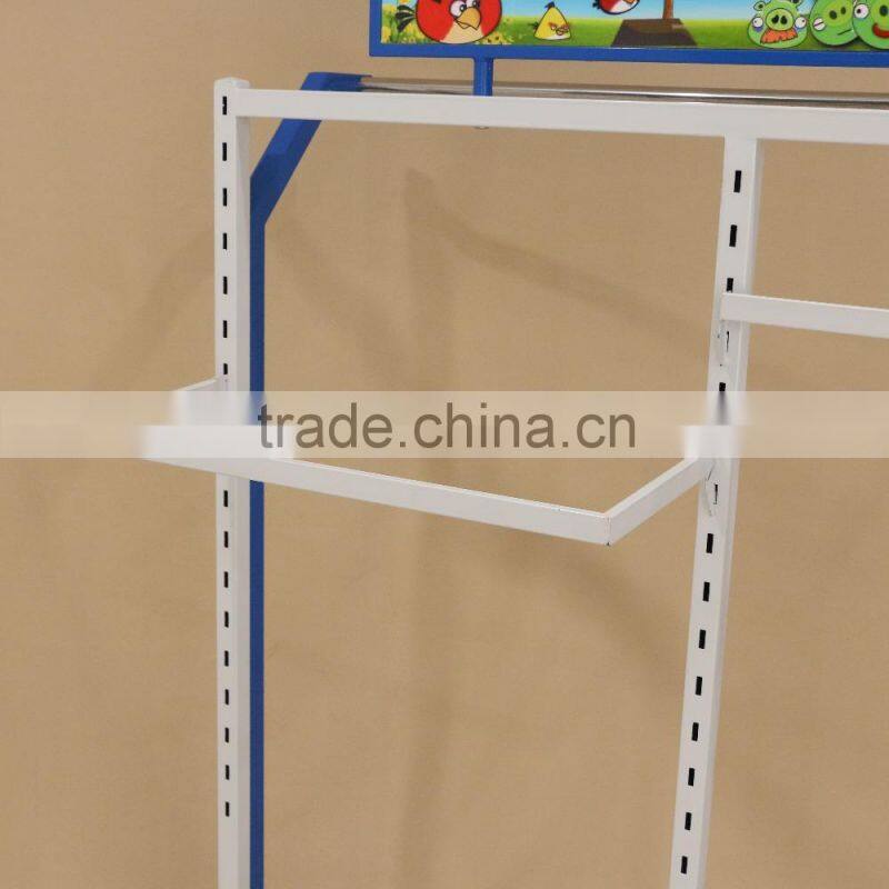 Metal multi-purpose rack hanging clothing display racks display stand