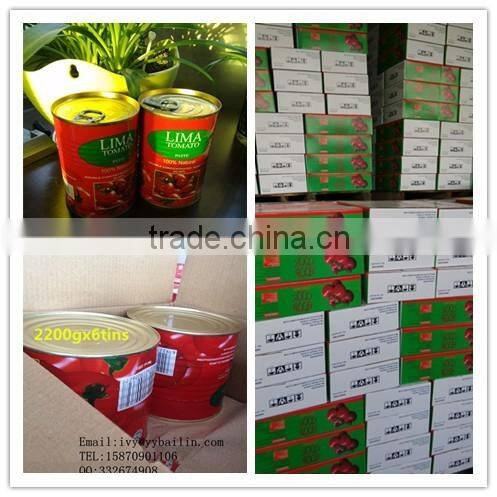 Health food canned tomato paste brix:24-26%,26-28%,28-30%