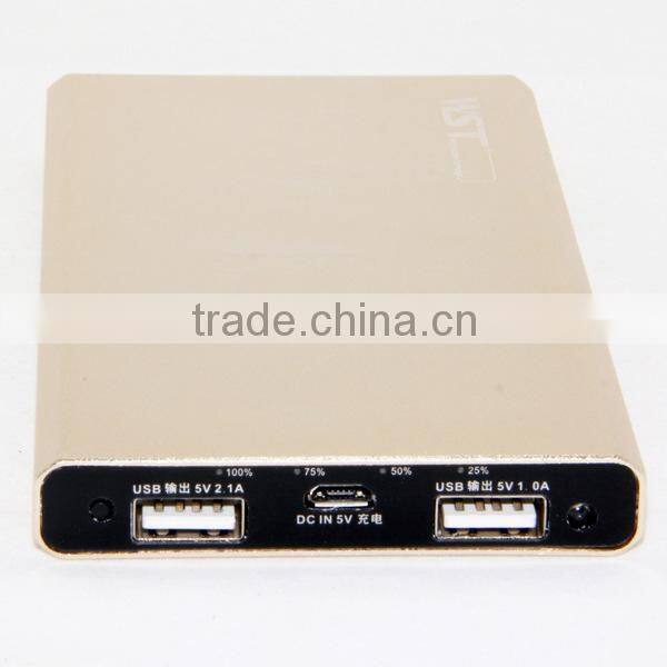 2015 New Online factory wholesale 13000mah portable mobile power bank/mobile power supply