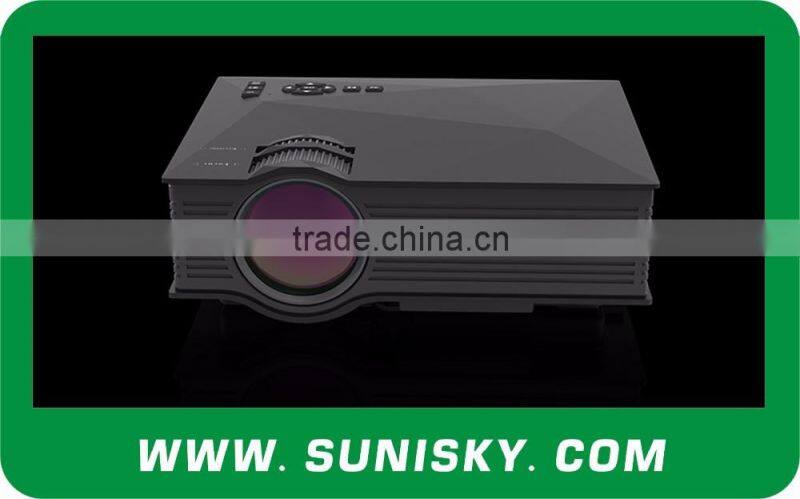 2016 WiFi Small LCD Projectors High Brightness LED Projector for Meeting, Training (SMP46)