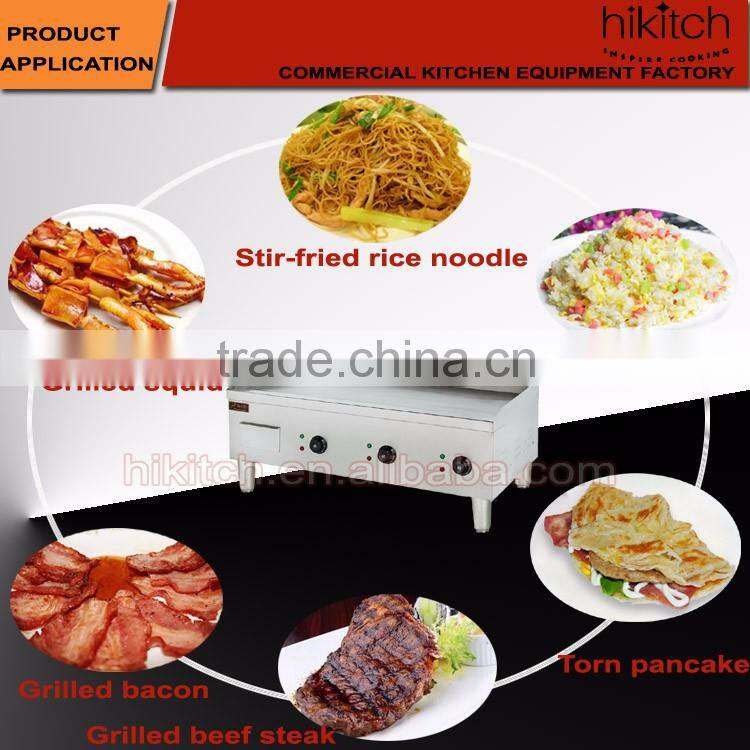 Stainless steel griddle built in griddle heavy duty electric griddle in Guangzhou