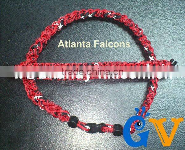 Fashion Customized USA Team Titanium Sports Necklace Falcons